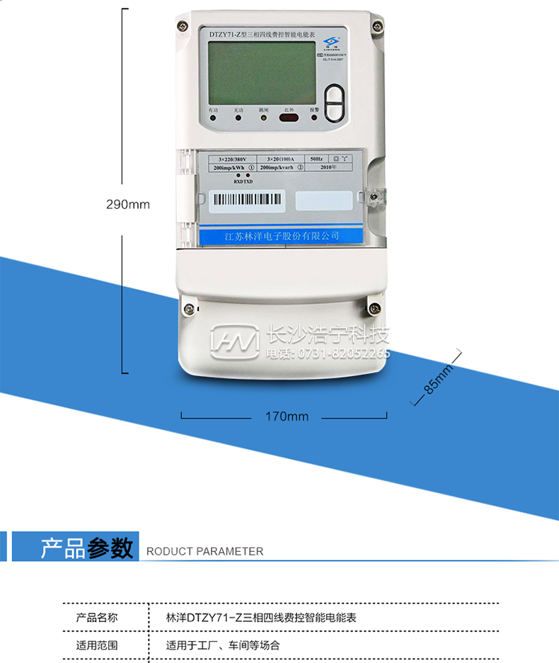林洋DTZY71-Z電能表產(chǎn)品參數