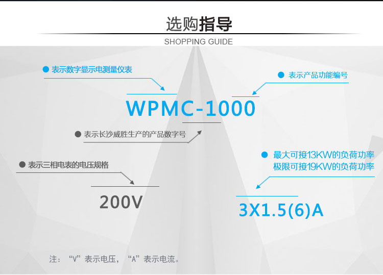 長(cháng)沙威勝WPMC-1000A智能電力監控儀