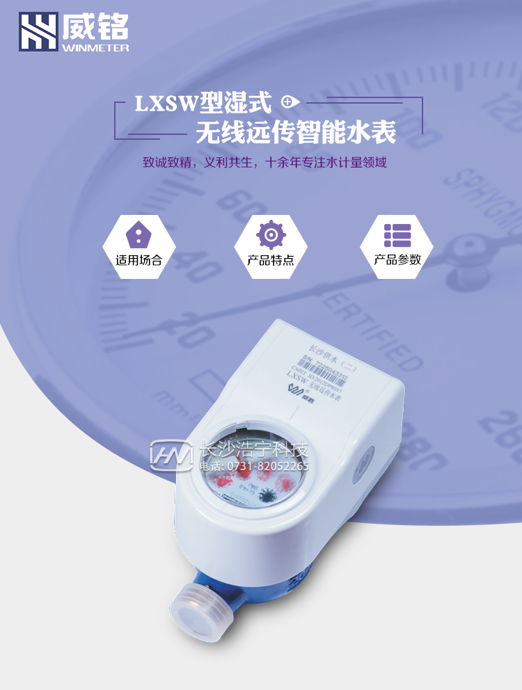 威勝LXSW型濕式無(wú)線(xiàn)遠傳智能水表