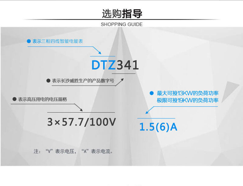 長(cháng)沙威勝DTZ341三相四線(xiàn)智能電能表